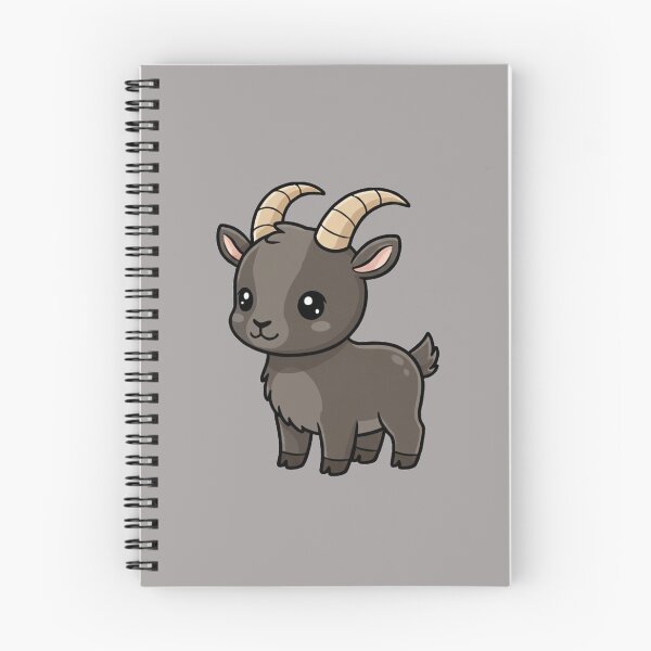 Item preview, Cute Baby Ibex Goat Cartoon With Big Eyes designed and sold by LightArt25.
