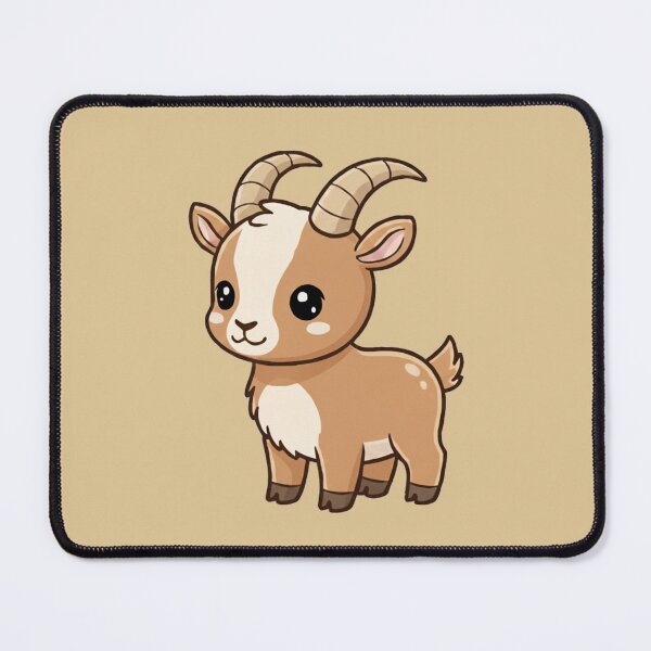 Item preview, Cute Baby Ibex Goat Cartoon With Big Eyes designed and sold by LightArt25.