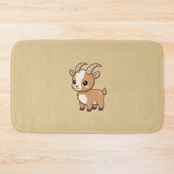 Item preview, Cute Baby Ibex Goat Cartoon With Big Eyes designed and sold by LightArt25.