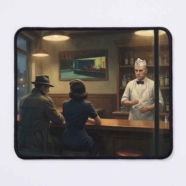 Item preview, Noir Diner in the Rain designed and sold by Random Designs.