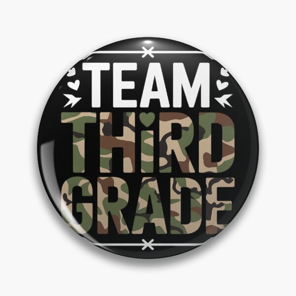 Item preview, Team Third Grade Back To School 1st Day Camo Teachers  designed and sold by lilLilaBatArt.