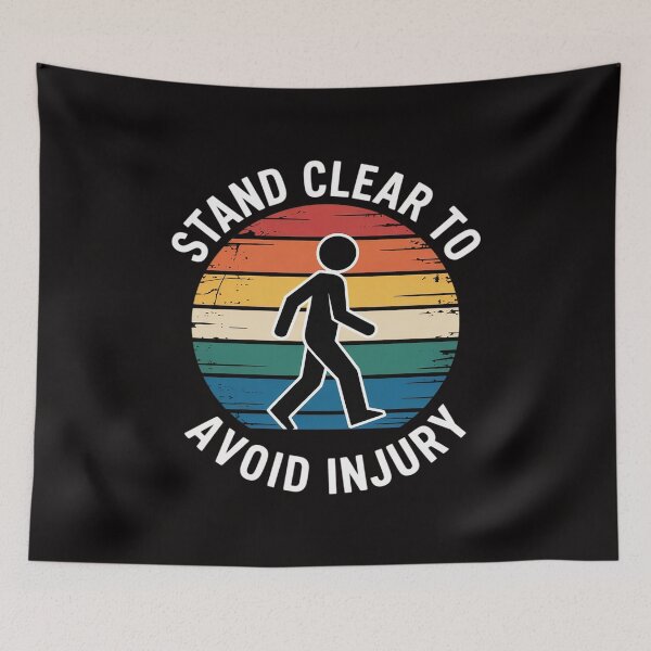 Item preview, Virtual Reality VR Stay Clear To Avoid Injury designed and sold by margaridroso.