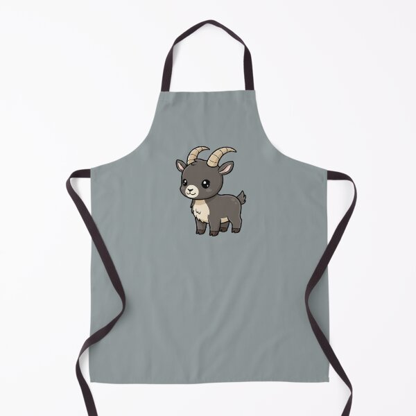 Item preview, Cute Baby Ibex Goat Cartoon With Big Eyes designed and sold by LightArt25.