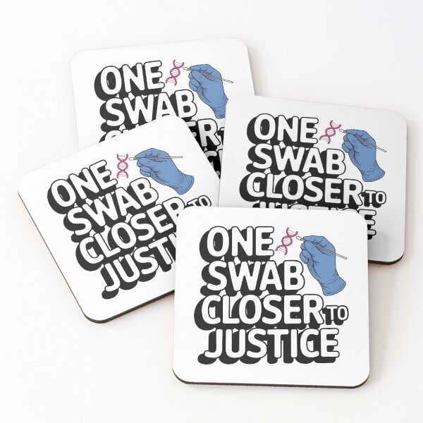 Item preview, One Swab Closer to Justice | Forensic Nurse Pride & Medical Justice designed and sold by CuteDesignables.