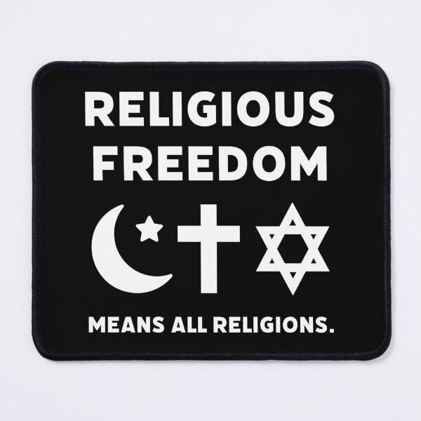 Item preview, Religious freedom means all religions. designed and sold by Rachel the Artist .
