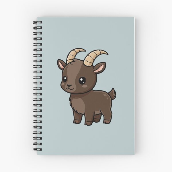 Item preview, Cute Baby Ibex Goat Cartoon With Big Eyes designed and sold by LightArt25.