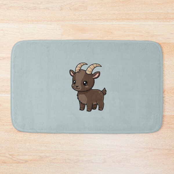 Item preview, Cute Baby Ibex Goat Cartoon With Big Eyes designed and sold by LightArt25.