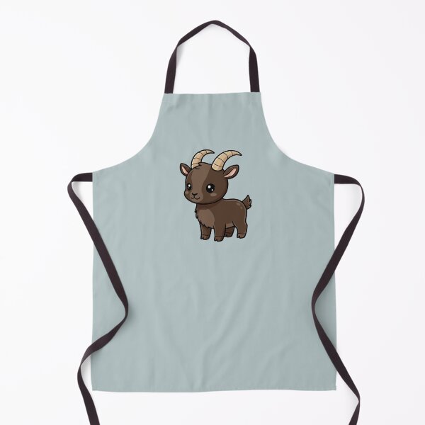 Item preview, Cute Baby Ibex Goat Cartoon With Big Eyes designed and sold by LightArt25.