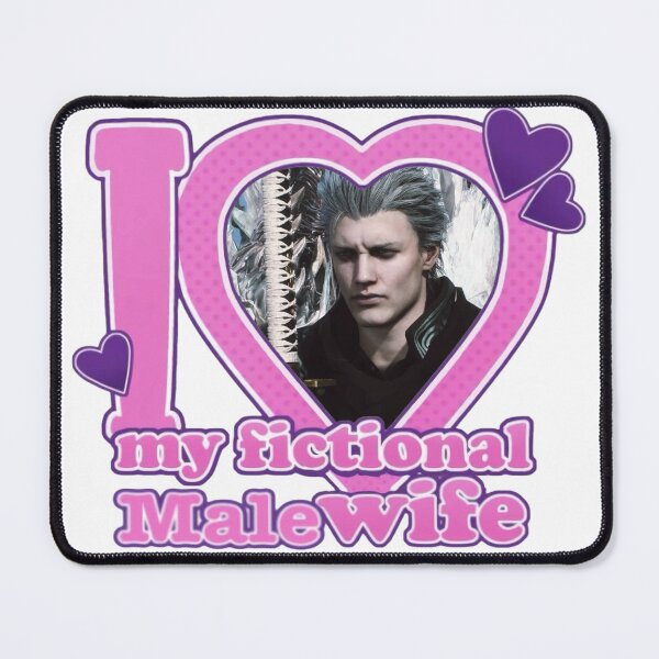 Item preview, I Love My Fictional Male Wife Vergil designed and sold by VenStrange.