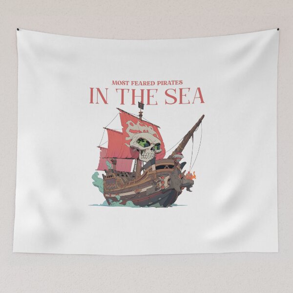 Item preview, Pirates in the sea designed and sold by a2zbuyshop.