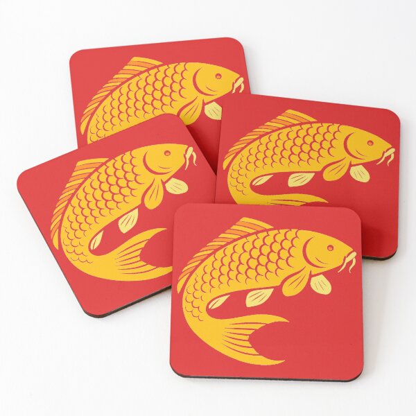 Artikelvorschau, Goldfisch-Kunst – Leuchtend orangefarbene dekorative Illustration entworfen und verkauft von Harshit_Digital_Arts.
