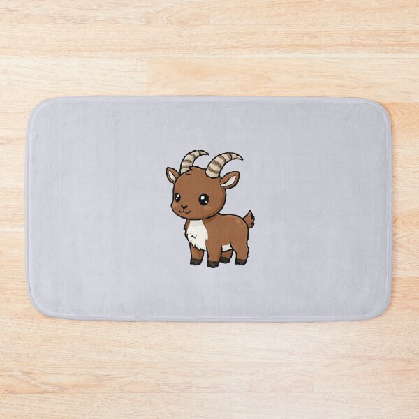 Item preview, Cute Baby Ibex Goat Cartoon With Big Eyes designed and sold by LightArt25.