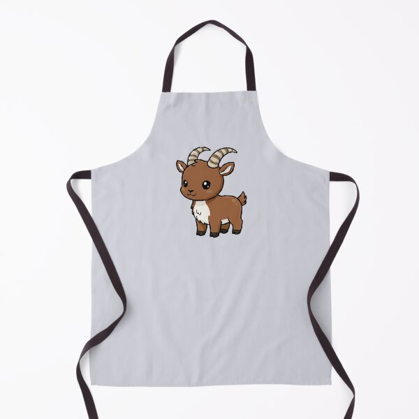 Item preview, Cute Baby Ibex Goat Cartoon With Big Eyes designed and sold by LightArt25.