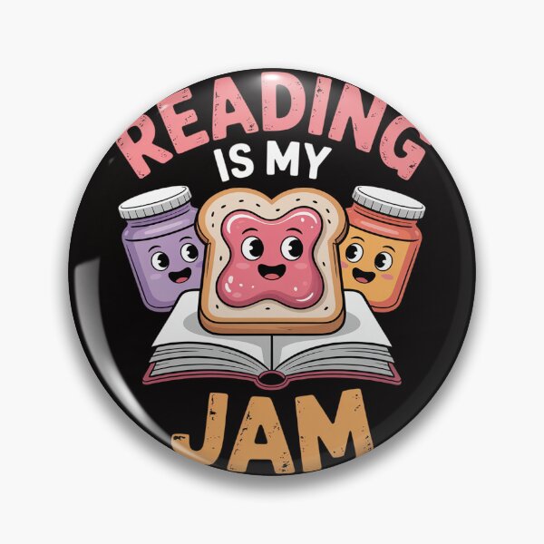Item preview, Reading My Jam Read Reading Book Librarian designed and sold by margaridroso.