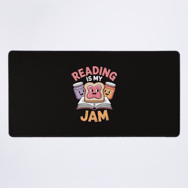 Item preview, Reading My Jam Read Reading Book Librarian designed and sold by margaridroso.