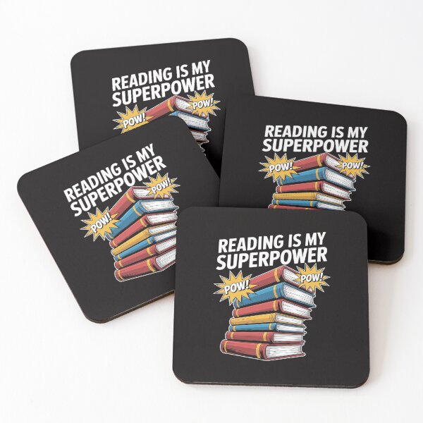 Item preview, Reading Is My Superpower Book Lover Bookworm Librarian designed and sold by margaridroso.