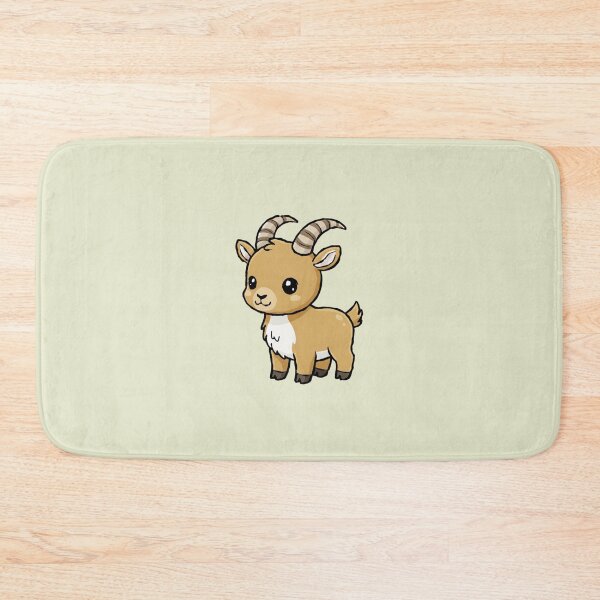 Item preview, Cute Baby Ibex Goat Cartoon With Big Eyes designed and sold by LightArt25.