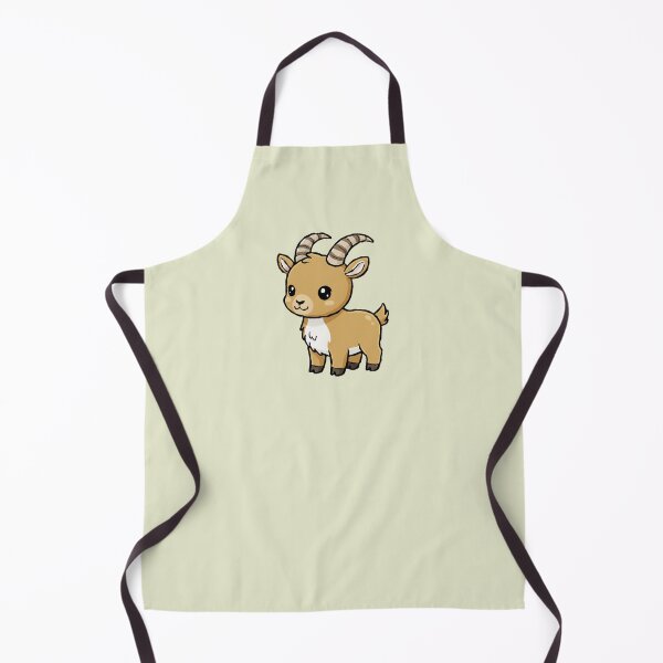 Item preview, Cute Baby Ibex Goat Cartoon With Big Eyes designed and sold by LightArt25.