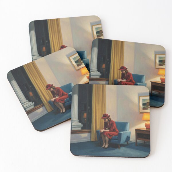 Item preview, Woman in Red by the Window designed and sold by Random Designs.