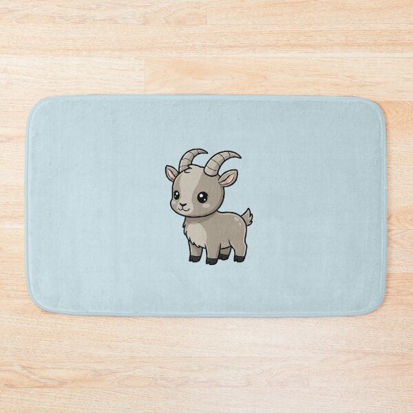 Item preview, Cute Baby Ibex Goat Cartoon With Big Eyes designed and sold by LightArt25.