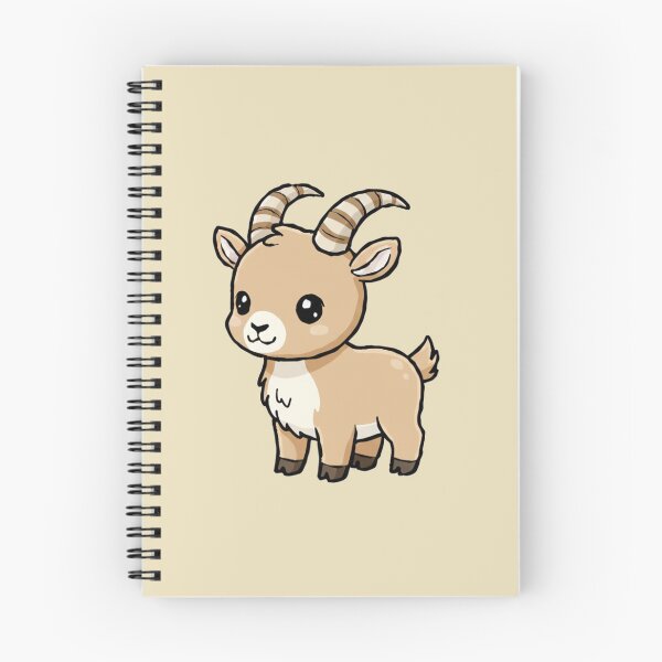 Item preview, Cute Baby Ibex Goat Cartoon With Big Eyes designed and sold by LightArt25.