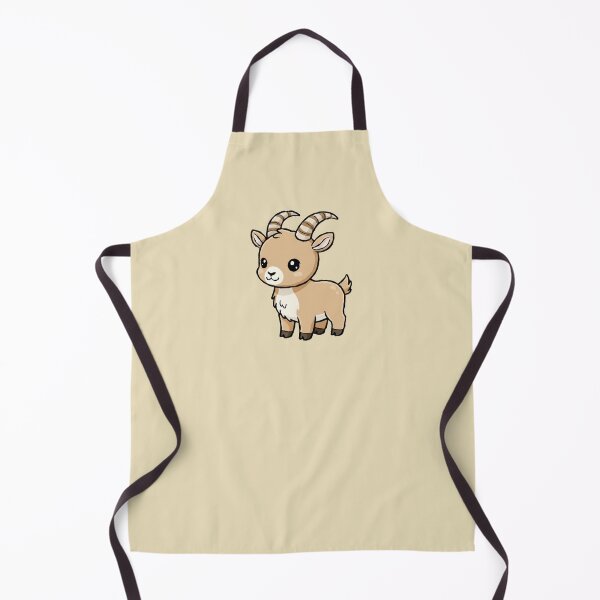 Item preview, Cute Baby Ibex Goat Cartoon With Big Eyes designed and sold by LightArt25.
