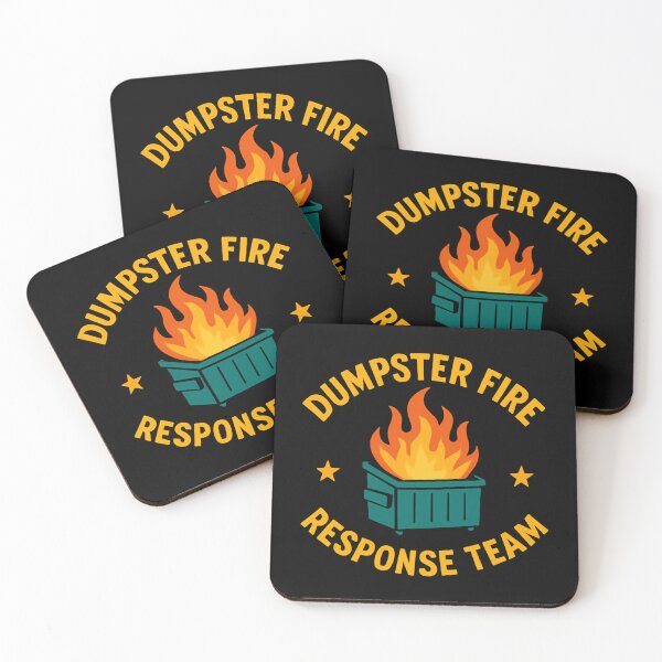 Item preview, Dumpster Fire Response Team Leader Commander of the Garbage Realm designed and sold by HumansStuck12.