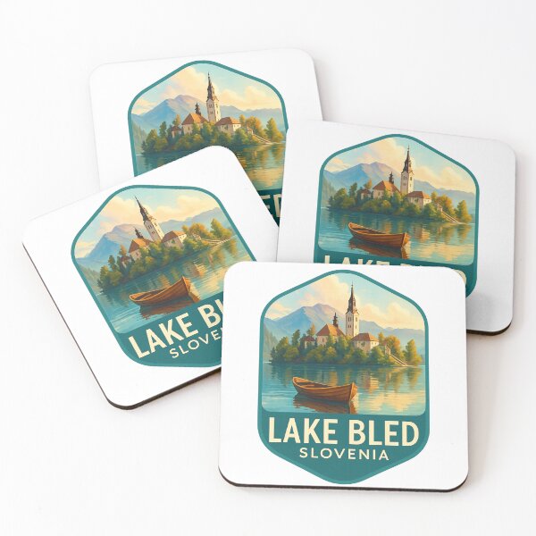 Item preview, Lake Bled Slovenia – Iconic Church Island and Julian Alps designed and sold by Aryabek.