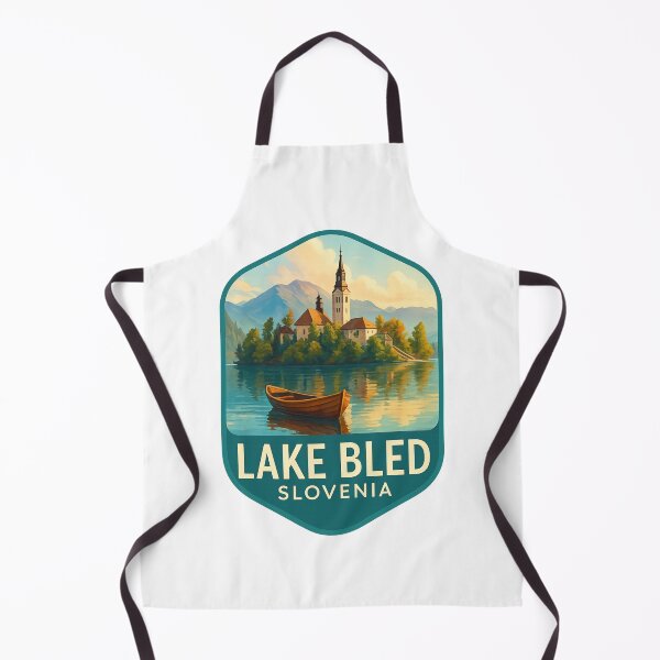 Item preview, Lake Bled Slovenia – Iconic Church Island and Julian Alps designed and sold by Aryabek.