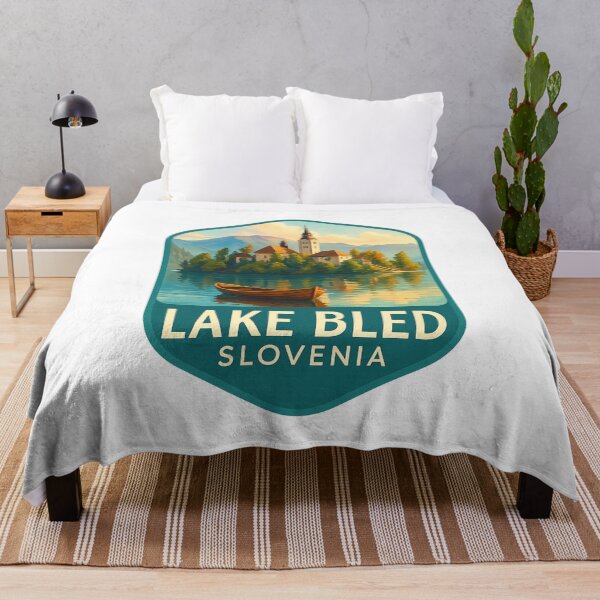Item preview, Lake Bled Slovenia – Iconic Church Island and Julian Alps designed and sold by Aryabek.