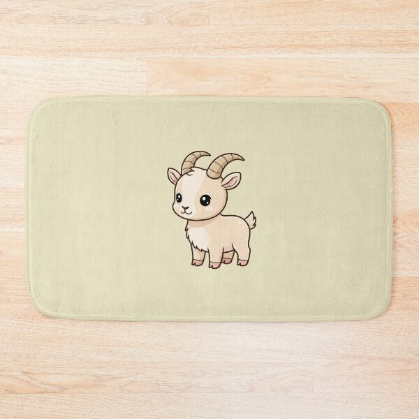 Item preview, Cute Baby Ibex Goat Cartoon With Big Eyes designed and sold by LightArt25.