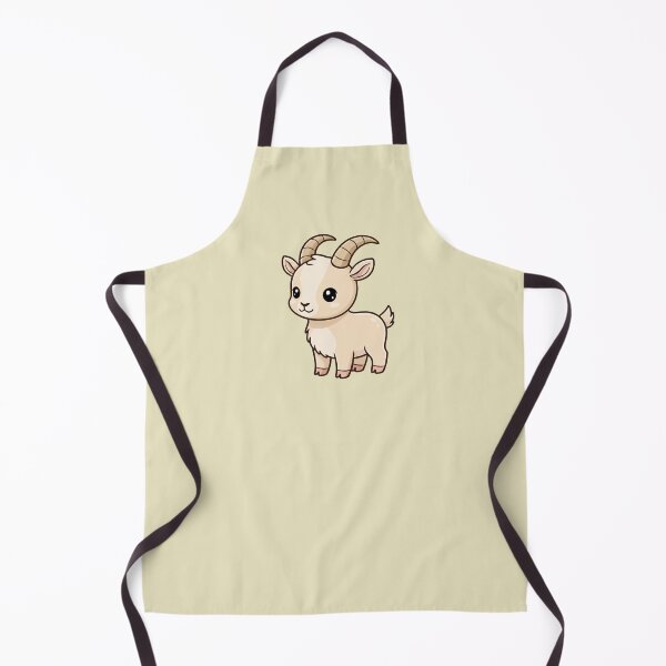 Item preview, Cute Baby Ibex Goat Cartoon With Big Eyes designed and sold by LightArt25.
