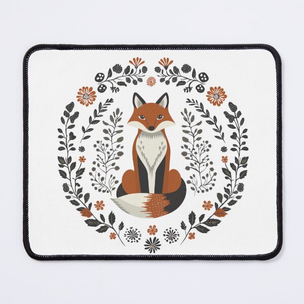 Item preview, Scandinavian folk art, Christmas Fox designed and sold by xiao xuans.