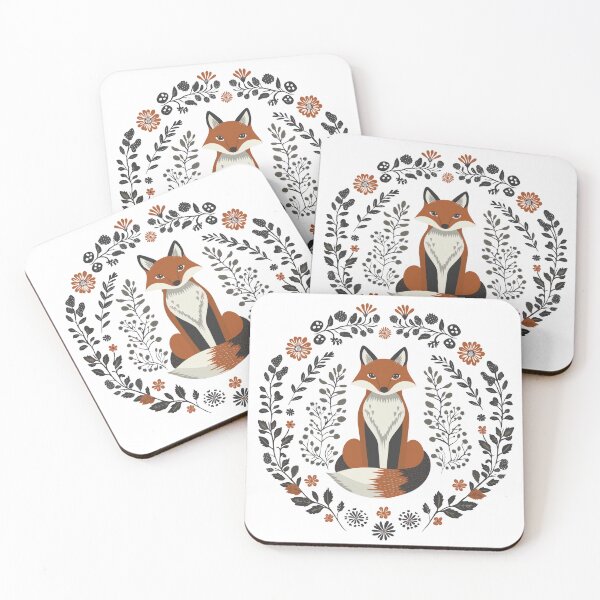 Item preview, Scandinavian folk art, Christmas Fox designed and sold by xiao xuans.