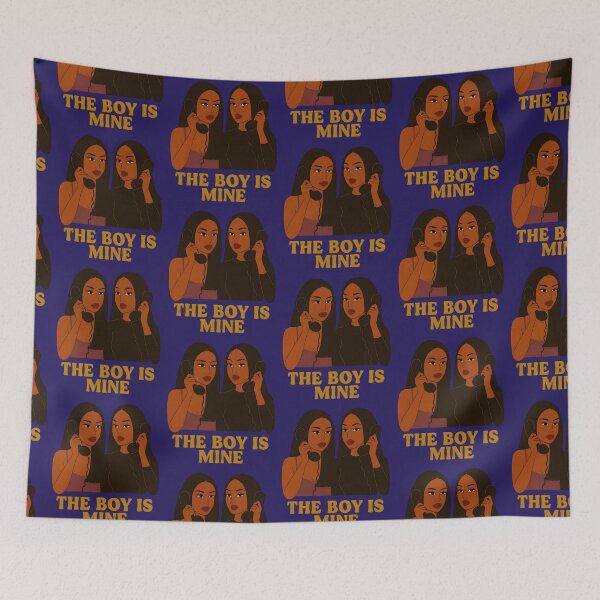 Item preview, The Boy Is Mine T-shirt (90s R&B) | Monica vs Brandy | Pop Culture Nostalgia Geek designed and sold by Artbesttopic.