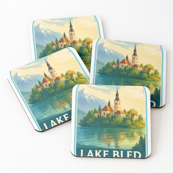 Item preview, Lake Bled Slovenia – Scenic Rowboat and Island Church designed and sold by Aryabek.