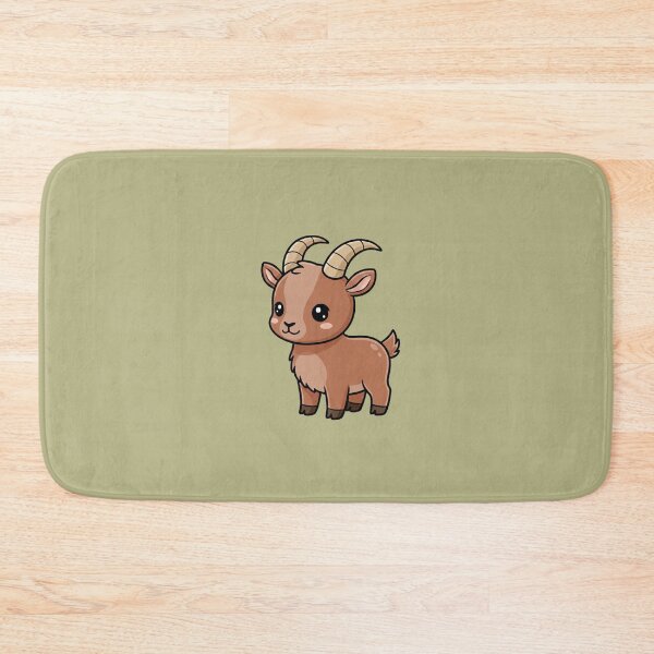 Item preview, Cute Baby Ibex Goat Cartoon With Big Eyes designed and sold by LightArt25.
