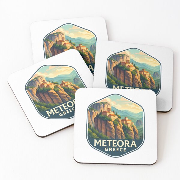 Item preview, Meteora Greece – Cliffside Monasteries of Thessaly designed and sold by Aryabek.