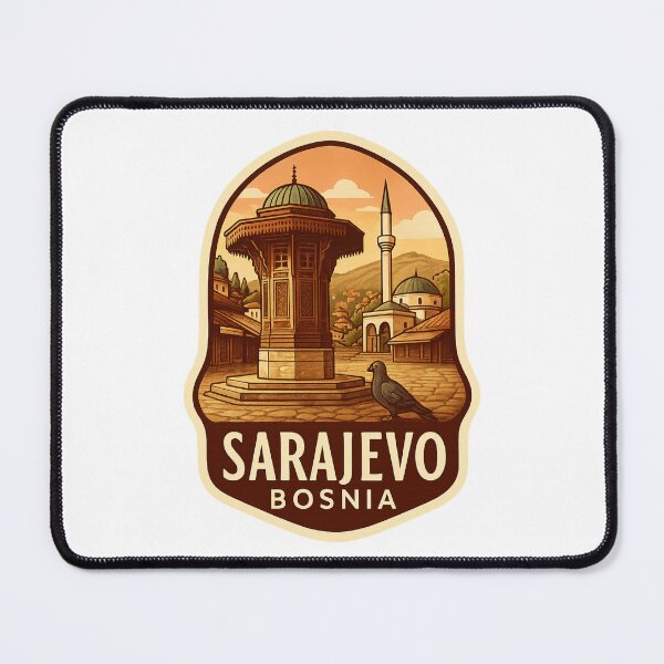 Item preview, Sarajevo Bosnia – Sebilj Fountain and Ottoman Architecture designed and sold by Aryabek.
