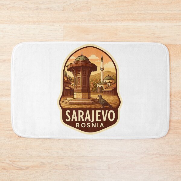 Item preview, Sarajevo Bosnia – Sebilj Fountain and Ottoman Architecture designed and sold by Aryabek.