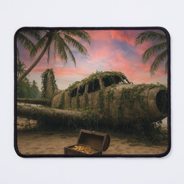 Item preview, Lost Places, lost airplane on the beach designed and sold by Mauswohn.