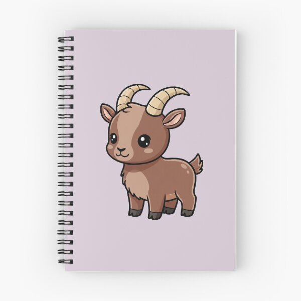 Item preview, Cute Baby Ibex Goat Cartoon With Big Eyes designed and sold by LightArt25.