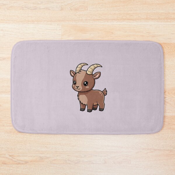 Item preview, Cute Baby Ibex Goat Cartoon With Big Eyes designed and sold by LightArt25.
