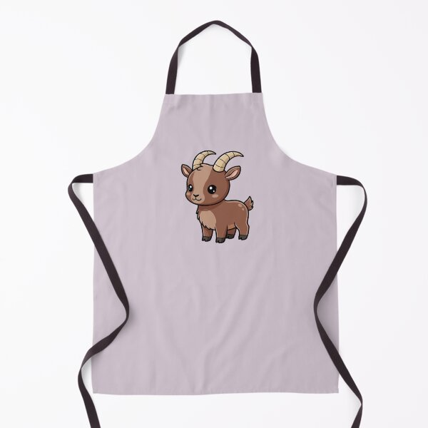 Item preview, Cute Baby Ibex Goat Cartoon With Big Eyes designed and sold by LightArt25.