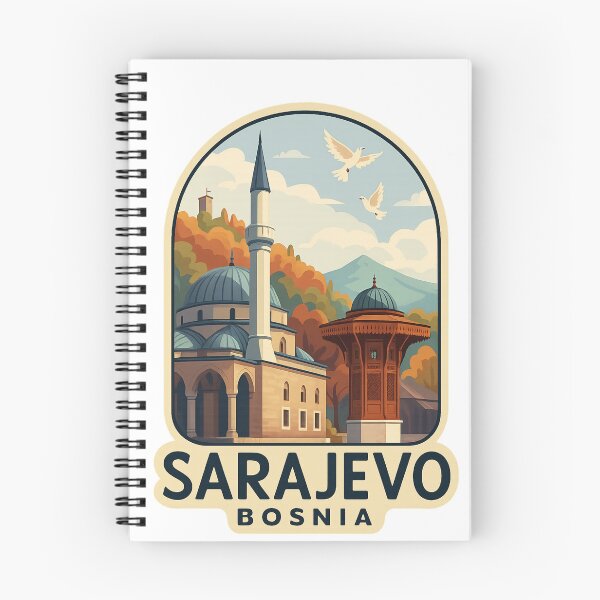 Aperçu de l'œuvre Sarajevo Bosnie – Fontaine historique de Sebilj à Baščaršija créée et vendue par Aryabek.