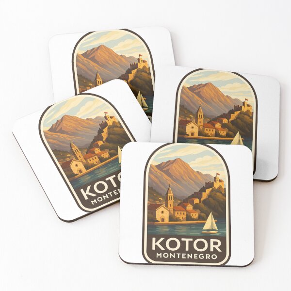 Item preview, Kotor Montenegro – Bay of Kotor with San Giovanni Fortress designed and sold by Aryabek.