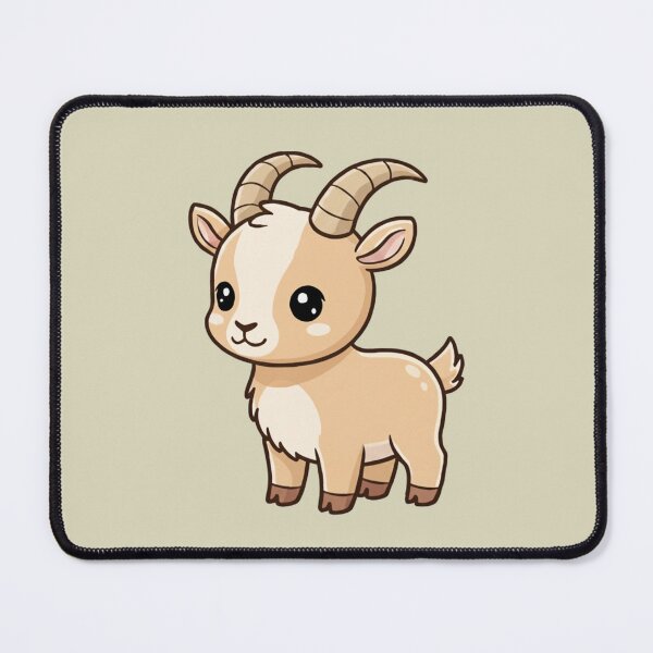 Item preview, Cute Baby Ibex Goat Cartoon With Big Eyes designed and sold by LightArt25.