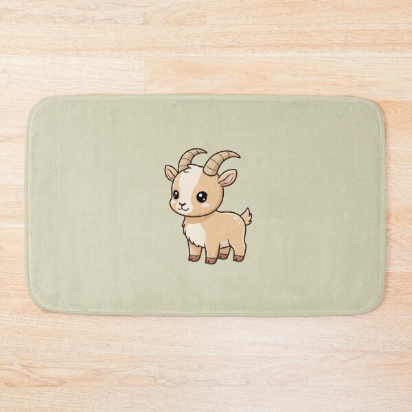 Item preview, Cute Baby Ibex Goat Cartoon With Big Eyes designed and sold by LightArt25.