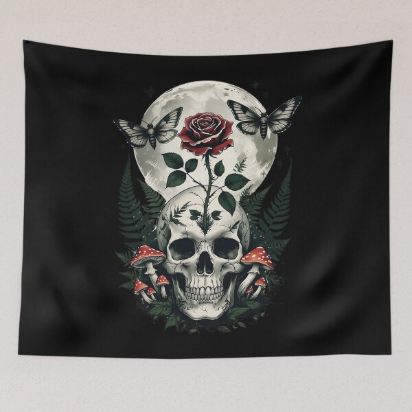 Item preview, Moonlit Skull Garden designed and sold by ReleirPanne.