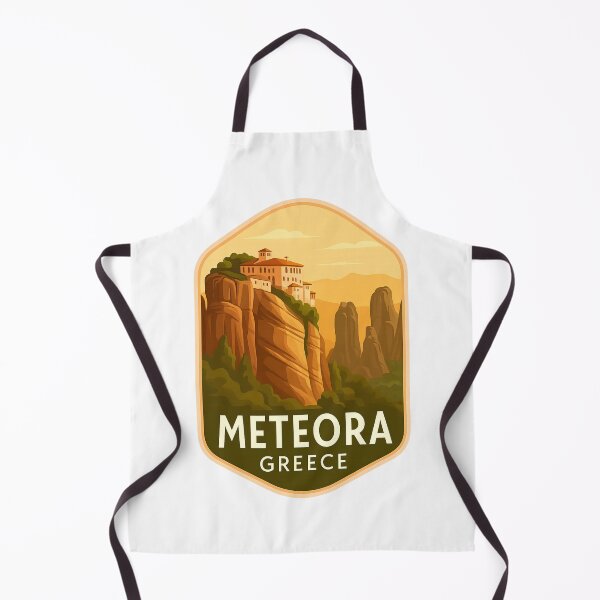 Item preview, Meteora Greece – Sunset Silhouettes of Monastic Cliffs designed and sold by Aryabek.